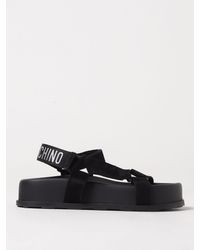 Moschino - Platform Sandals Casual Suede - Lyst