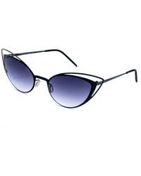 Italia Independent - Black Metal Sunglasses - Lyst