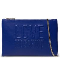 Moschino Love Jc4059pp1ell0 Clutch Bags - Blue