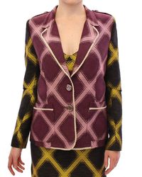 House of Holland Chequered Blazer Jacket - Multicolour