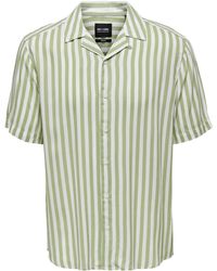 Only & Sons - Hort Leeve Hirt Regular Fit - Lyst