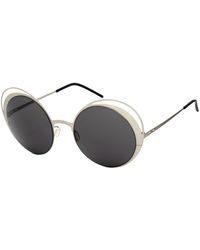 Italia Independent - Gray Metal Sunglasses - Lyst