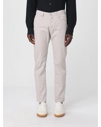 Incotex - Stretch Cotton Twill Casual Pants With Pockets Comfort Fit Trousers - Lyst