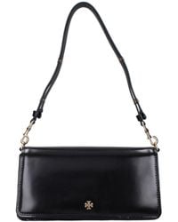 Tory Burch - Black Leather Shoulder Bag - Lyst