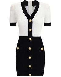 Balmain - Knitted Dresses - Lyst