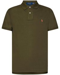 Ralph Lauren - Short Sleeve Polo With Button Fastening - Lyst