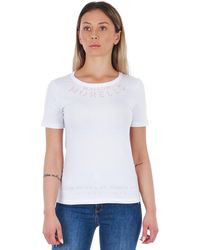 Frankie Morello Woptical Tops & T-shirt - White
