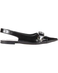 Givenchy - Slingback Pointed Toe Shoe With Buckle Detail - Lyst