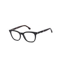 DIESEL Rectangular Acetate Eyeglasses Shiny Black / Clear Lens