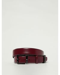 Montblanc - Elegant Leather Belt With Shiny Buckle For Formal Or Casual Use - Lyst