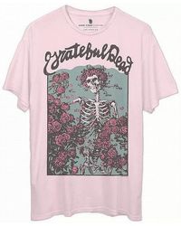 Junk Food T-shirt Soft Pink Size Xs Graphic Grateful Dead Tee - Multicolour