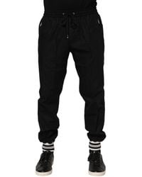 Dolce & Gabbana - Drawstring Waist Track Pants - Lyst