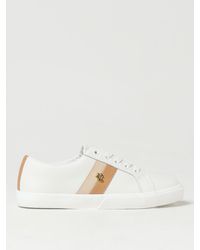 Polo Ralph Lauren - Leather Lowtop Sneakers - Lyst