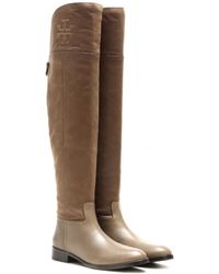 tory burch suede over the knee boots