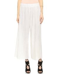 Zimmermann Riot Scrunch Capri Trousers - White