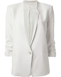 helmut lang white blazer
