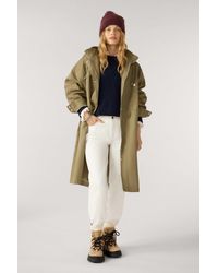 Ba&sh Issey Trench Coat in Natural | Lyst