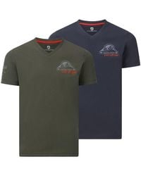Jan Vanderstorm - Doppelpack T-Shirt Jendur - Lyst