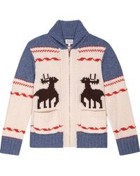 The Great Outdoors - The Shawl Collar Full Zip Sweater - Lyst