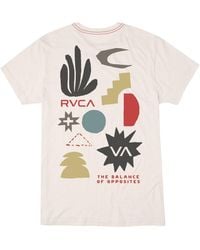 RVCA - Paper Cuts Short-Sleeve Shirt - Lyst