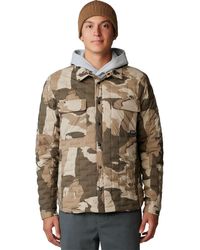 Mountain Hardwear - Stretchdown Light Shacket - Lyst