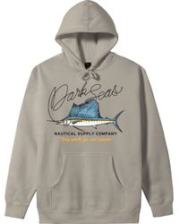 Dark Seas - Thin Line Fleece Hoodie - Lyst
