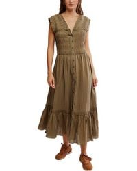 Free People - Desert Dazed Midi Dress - Lyst