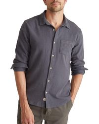 Marine Layer - Solid Gd Stretch Selvage Long-Sleeve Shirt - Lyst