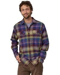 Patagonia - Organic Cotton Mw Long-Sleeve Fjord Flannel Shirt - Lyst