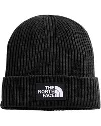The North Face Cappello Tnf Logo Box Cuffed Military Olive for Men | Lyst