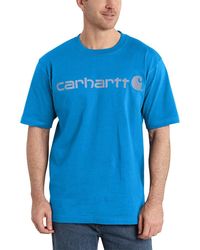 Carhartt - Signature Logo Loose Fit Short-Sleeve T-Shirt - Lyst