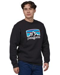 Patagonia - Fitz Roy Horizons Uprisal Crew Sweatshirt - Lyst