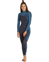 Billabong 3/2mm Furnace Synergy Back-zip Gbs Full Wetsuit - Black