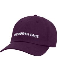 The North Face - Roomy Norm Hat Currant/Horizontal Logo - Lyst
