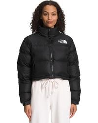 The North Face - Nuptse Short Jacket - Lyst