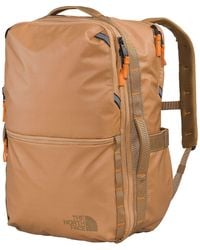 The North Face - Base Camp Voyager L Daypack Almond Butter/Utility/Mandarin - Lyst