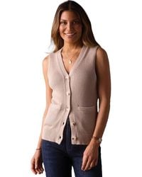 The Normal Brand - Ada Knit Button Tank - Lyst