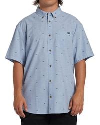 Billabong - All Day Jacquard Short-Sleeve Shirt - Lyst