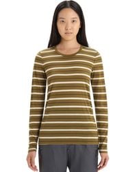Icebreaker - Wave Stripe Long-Sleeve T-Shirt - Lyst