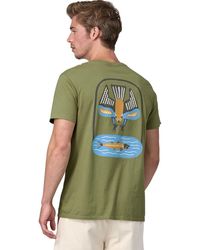 Patagonia - Dive & Dine Organic T-Shirt Buckhorn - Lyst