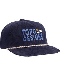 Topo - Corduroy Trucker Hat/Sunrise - Lyst