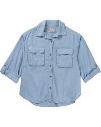 Free People - Made For Sun Linen Shirt - Lyst