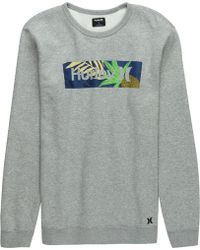 hurley crew neck sweatshirt