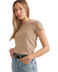 Marine Layer - Lexi Rib Sun-In Crew T-Shirt - Lyst