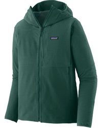 Patagonia - R1 Techface Hooded Fleece Jacket - Lyst