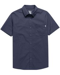 Vuori Crest Button-up Shirt - Blue