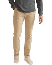Marine Layer - 5 Pocket Twill Slim Fit Pant - Lyst