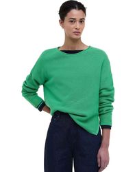 Barbour - Marine Knitted Jumper - Lyst