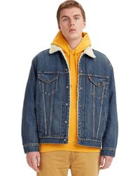 Levi's Vintage Fit Sherpa Trucker Jacket - Blue
