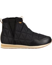 teva black ankle boots